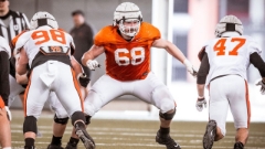 Miterko Looking to Start at Left Guard Talks Offensive Line