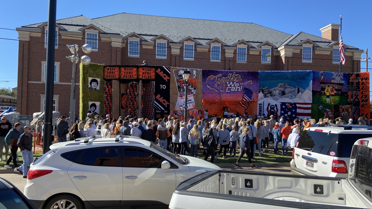 at Oklahoma State is Back for it's Centennial Walk Around