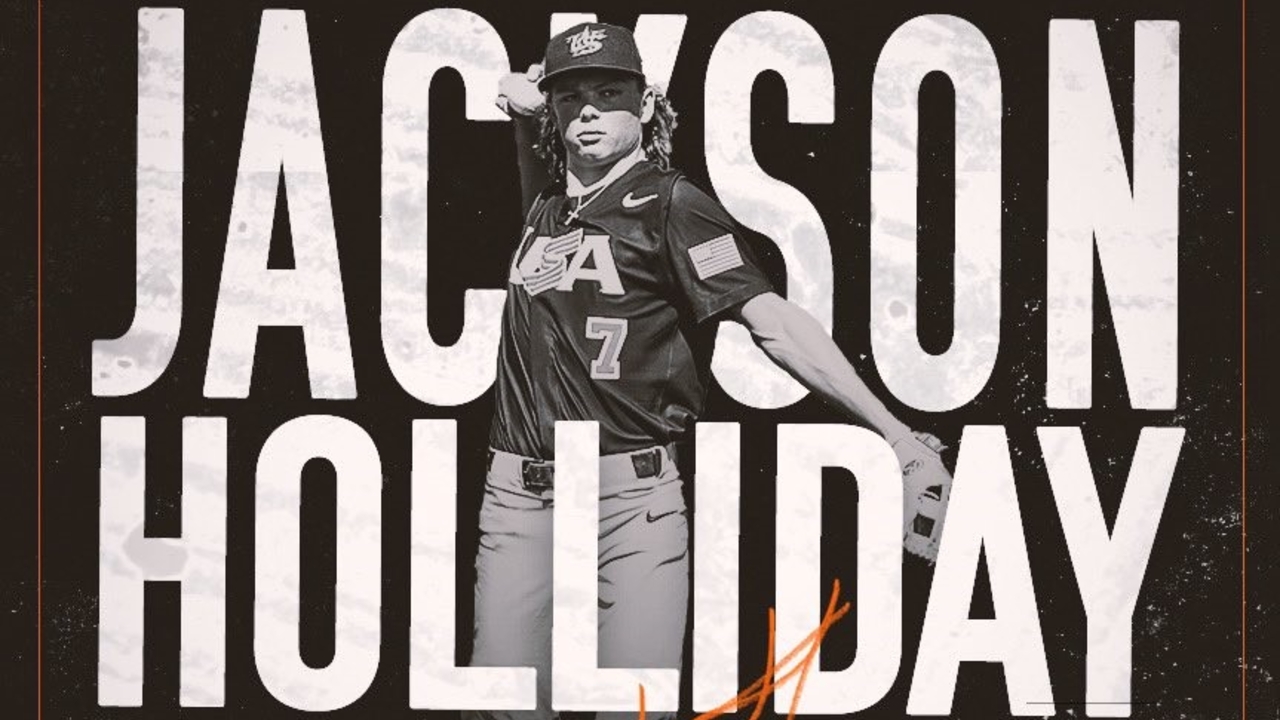 Jackson Holliday 2021 - 2022 OKLAHOMA BASEBALL PLAYER OF THE YEAR