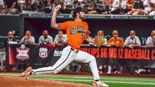 Bogusz Pitches Oklahoma State into Bracket Final at Big 12 Tournament
