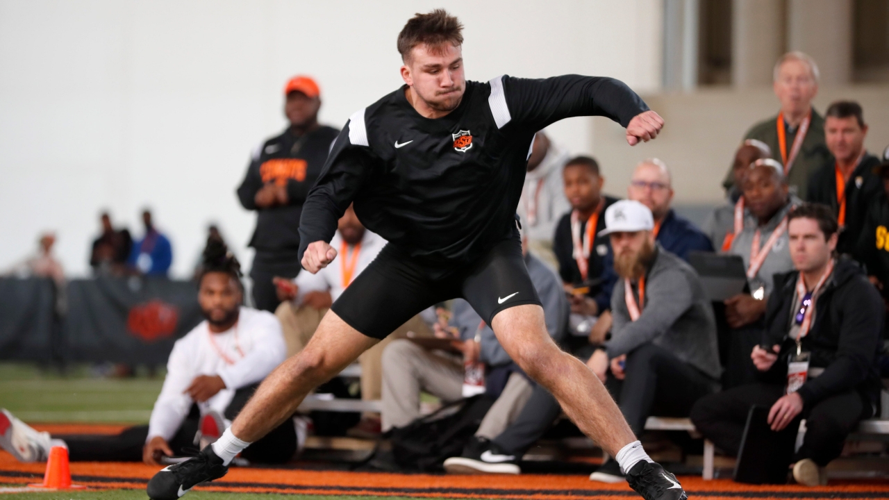 Brock Martin Solid on Pro Day, but Versatility and Toughness is Off the