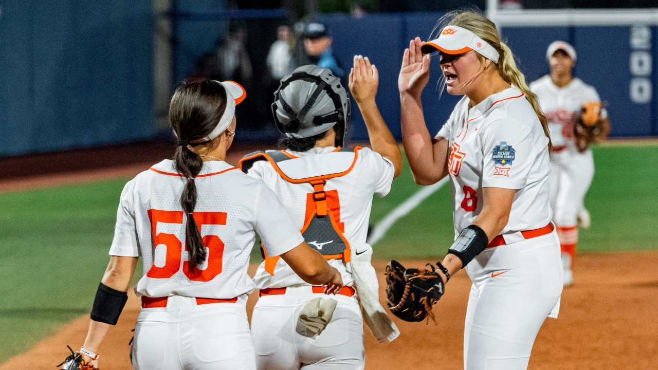 No. 6 Oklahoma State Cowgirls Run Rule Utah 80 to Advance to Next