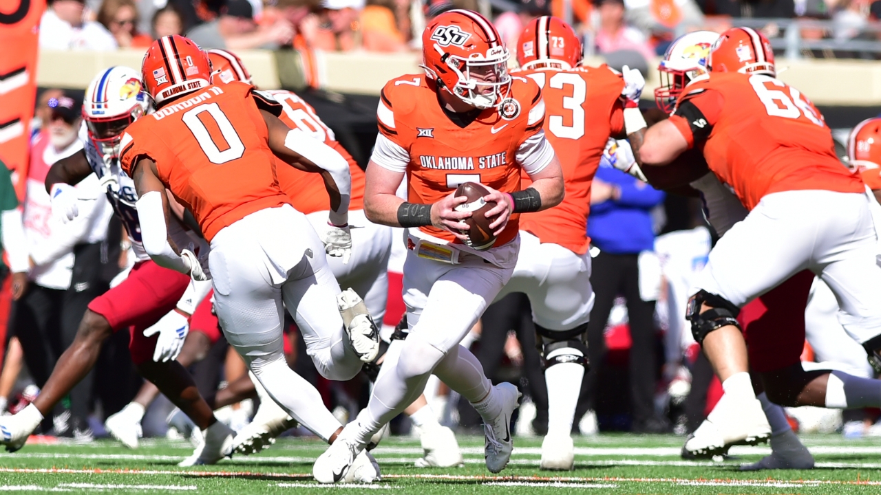 Oklahoma State football beats Kansas for second straight Big 12 win