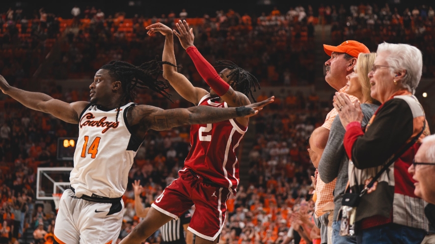 Oklahoma Gets a Winning Three to Fall at the OT Buzzer to Win Bedlam Big 12 Finale