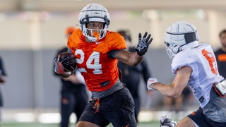 The Running Game and Run Stopping Gets Work on Day Four of Oklahoma State Fall Camp