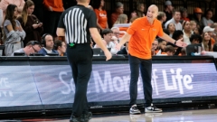 Watch: Steve Lutz Talks OSU's 82-75 Loss to No. 7 Houston