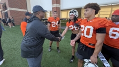 Former Players Like Terry Miller at Spring Practice to Welcome the New Cowboys