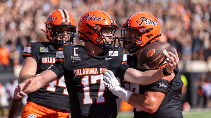 Second Half Surge Puts No. 18 Oklahoma State Past UCF 42-28